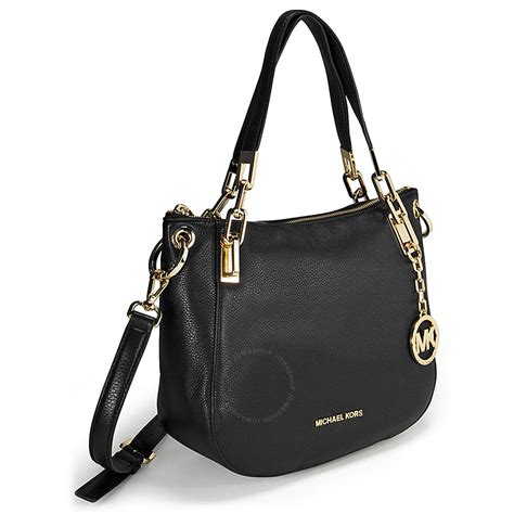 michael kors black medium purse|Michael Kors black tote handbag.